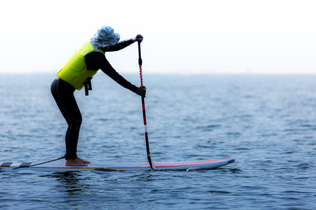 SUPフィッシング 立ち漕ぎ