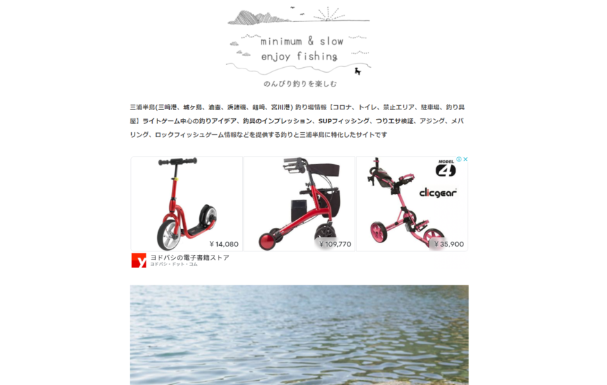 釣り アドセンス