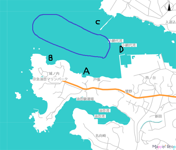 エギング イカ釣り 油壷(小網代)