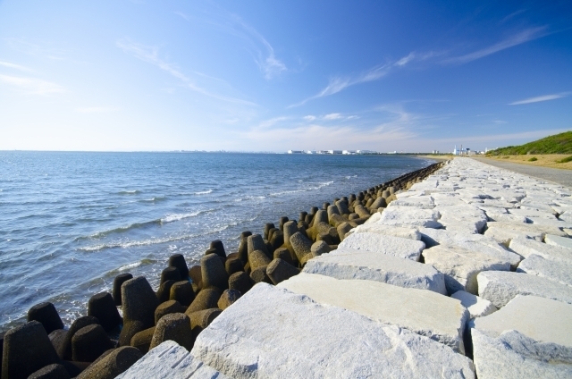 幕張海浜公園(浜田川河口、幕張の浜)