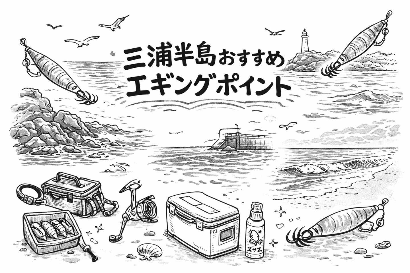 三浦半島おすすめエギングポイント